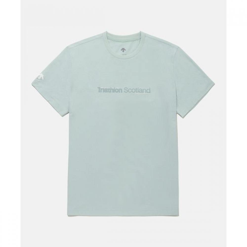

Футболка DescenTe Gbrsco Graphic Round мятного цвета MINTMINT/100