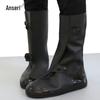 Ansellary High-Top Thickened Waterproof Rain Shoe Covers