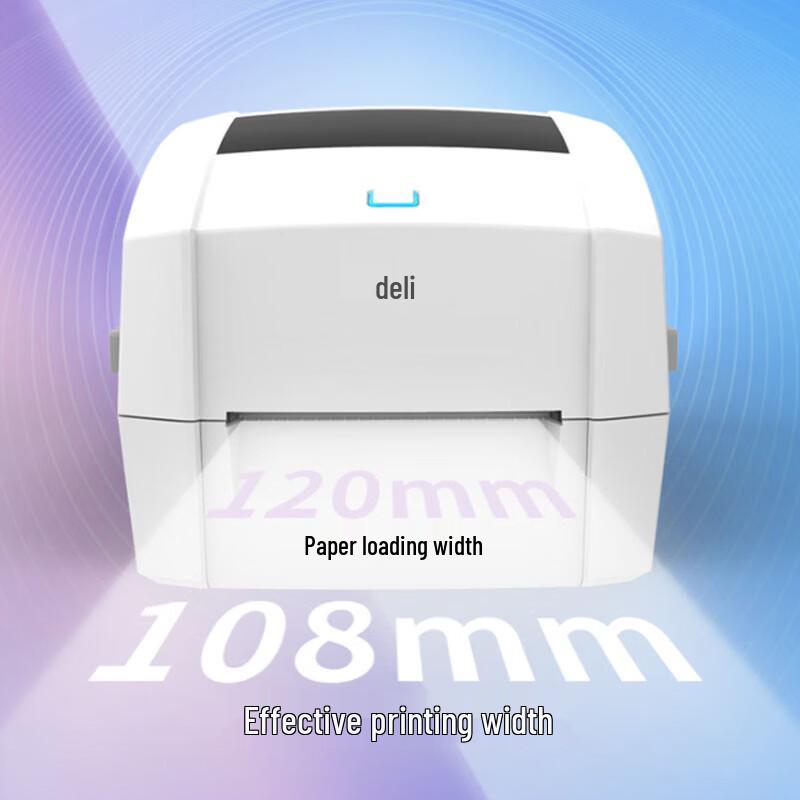 Deli DL-888D High-Speed Thermal Label Printer CN Plug (adapter Included)