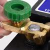 Heavy-Duty Brass Battery Disconnect Switch,17MM Negative Terminal Quick Cut-off Isolator Knob Anti-Leakage for 12V 24V Vehicles