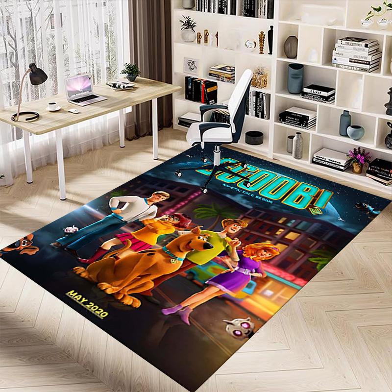 1PC Scooby-Doo May 2020 Extra Large Non-Slip Floor Carpet, Office, Family, Bedroom, Studio - Large Area Rug Indoor Rugs1165A