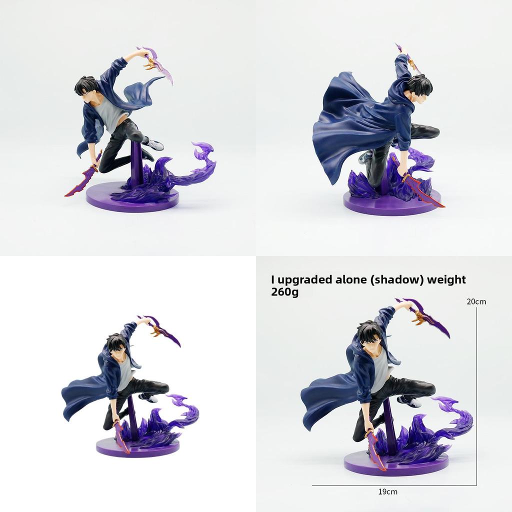Solo Leveling Sung Jin Woo Pvc Model With Battle Edition For Gift And Collection