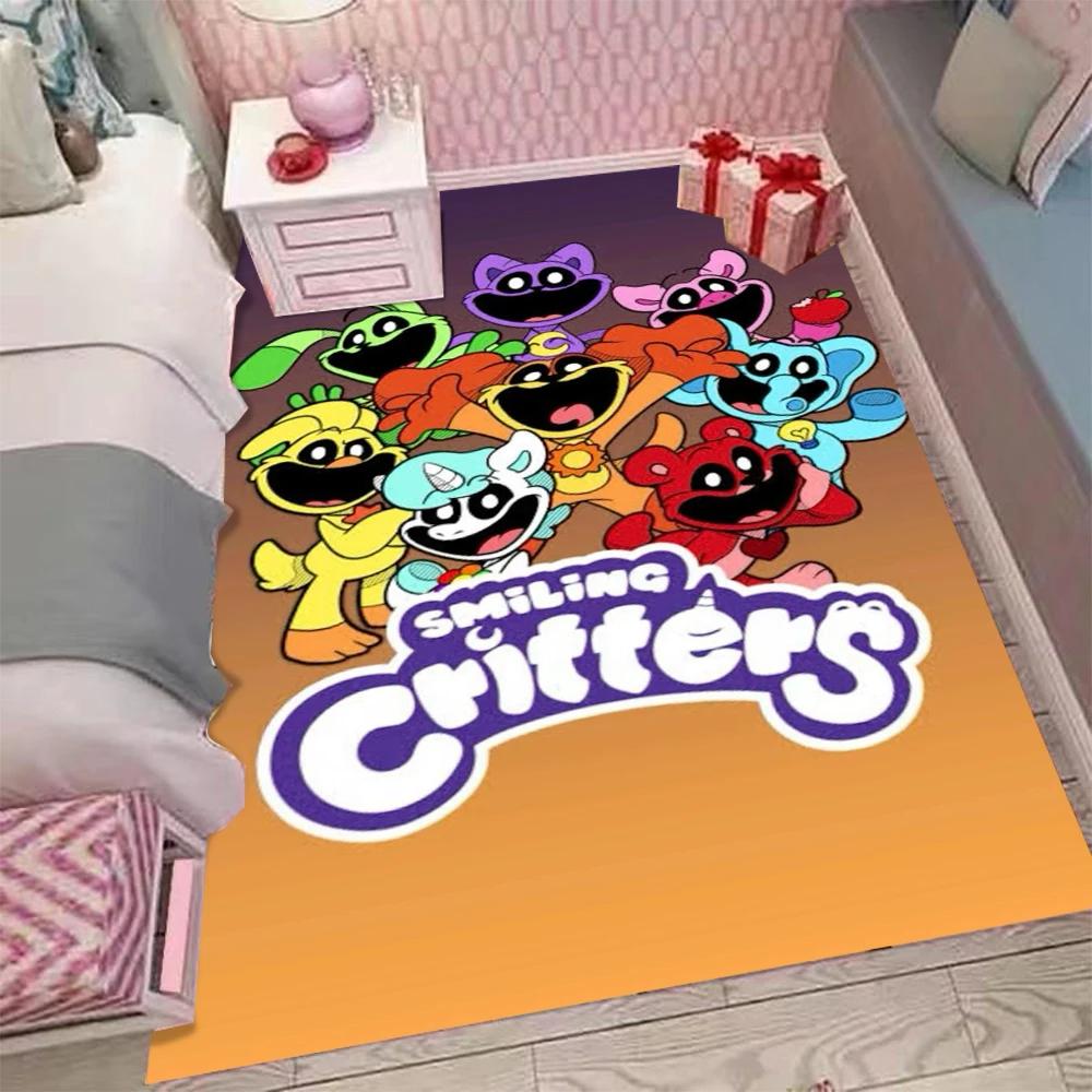 MINISO Smiling Critters Catnap Craftycorn Tappeto Cartoon per Soggiorno Camera da Letto Casa Divano, Tappetino Antiscivolo