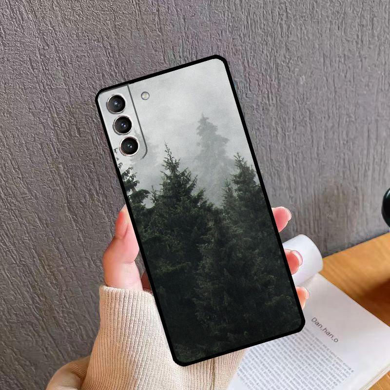 Forest Trees Mountain Phone Case For Samsung Galaxy S25 S26 Ultra S20 S21 S22 S23 S24 S10 Plus S24 FE S25 FE Cover