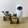 Hot Wall E Eve Action Figure Robot Movie Steel Metal Model Robot Kawaii Wall-E Figurine Children Toys For Boys Kids Eve Pvc Toys