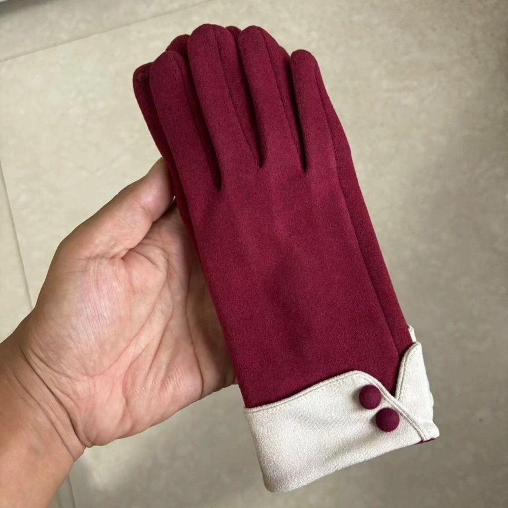 Windproof Warm Gloves Cold Proof Mittens Fashion German Velvet Gloves Outdoor Sport
