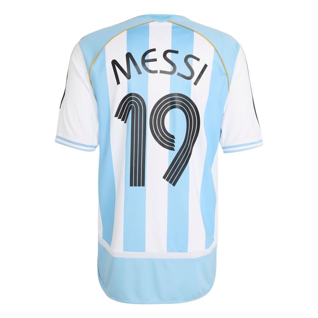 adidas Argentina Home 2006 Messi Jersey White/Clear Blue