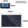10W Polysilicon Solar Panel Set Solar Panel and Solar Recharge Controller Kit For Camping Traveling Car MobilePhone Outdoor Emergency Power Accessory