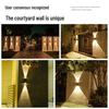 Outdoor Solar 5-Head Two-Way Wall Wash Light