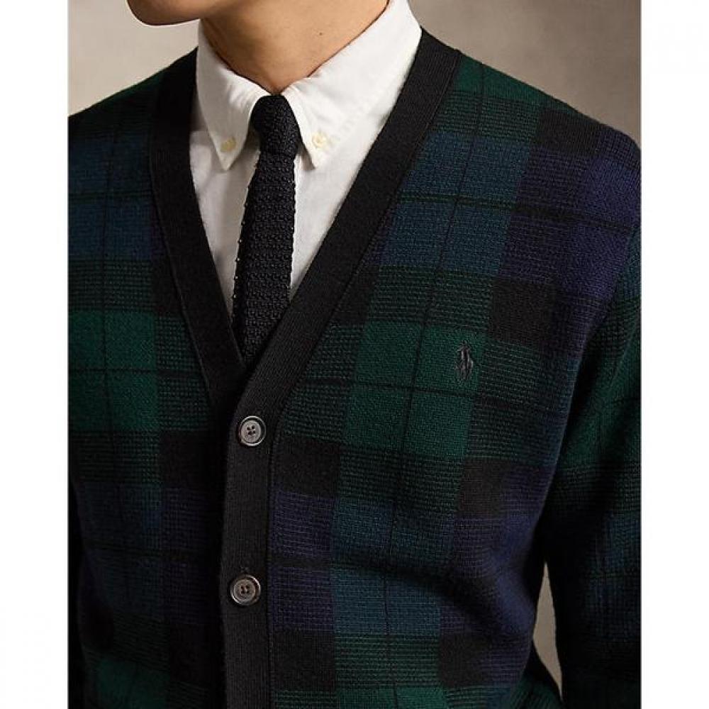 Polo Ralph Lauren Men S Plaid waShable Wool Cardigan mnpoSwe16822774300