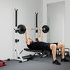 Weights Bar Barbell Rack Squat Stand Adjustable Portable Weight Lifting Max Load 200kg, Suitable For Home Gym Training Work Out
