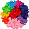 PartyWoo 100 buc Baloane Curcubeu Multicolor de 5 Inch pentru Decorațiuni