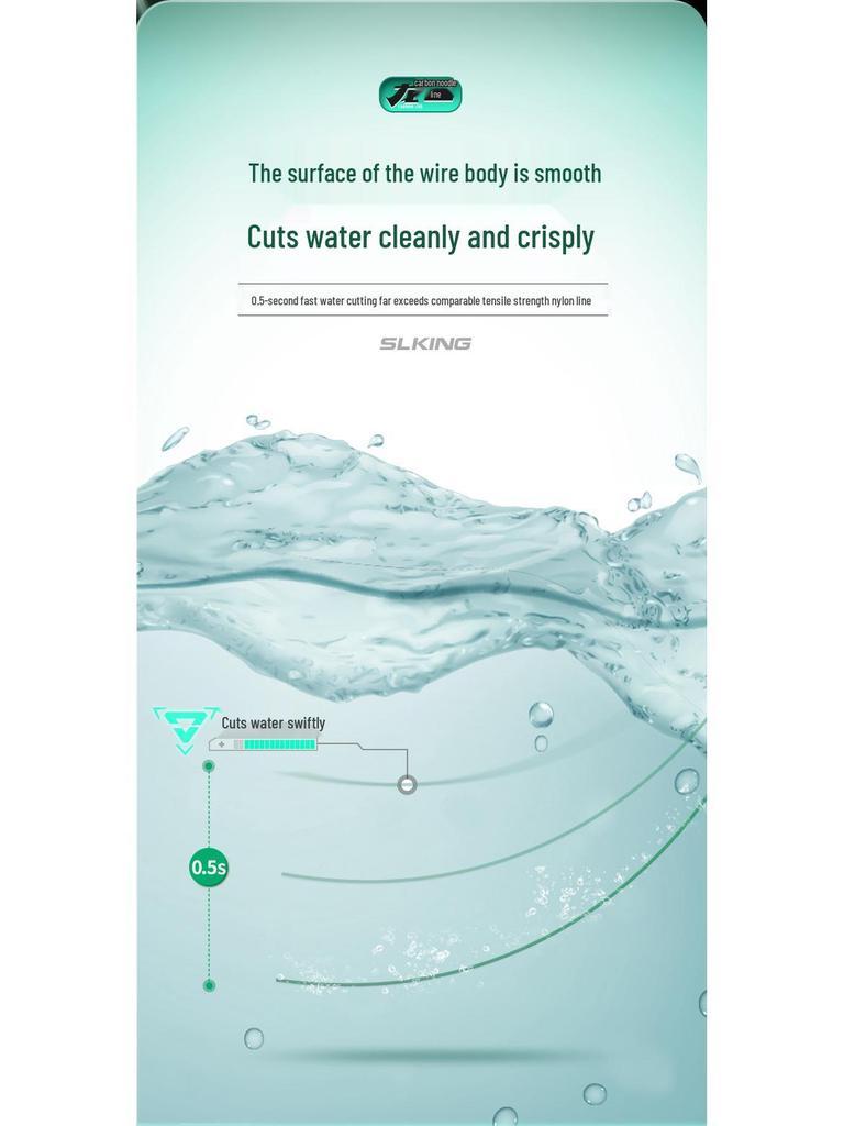 120m Fluorocarbon Fishing Line: Strong, High-Tensile Leader for Sea Rods