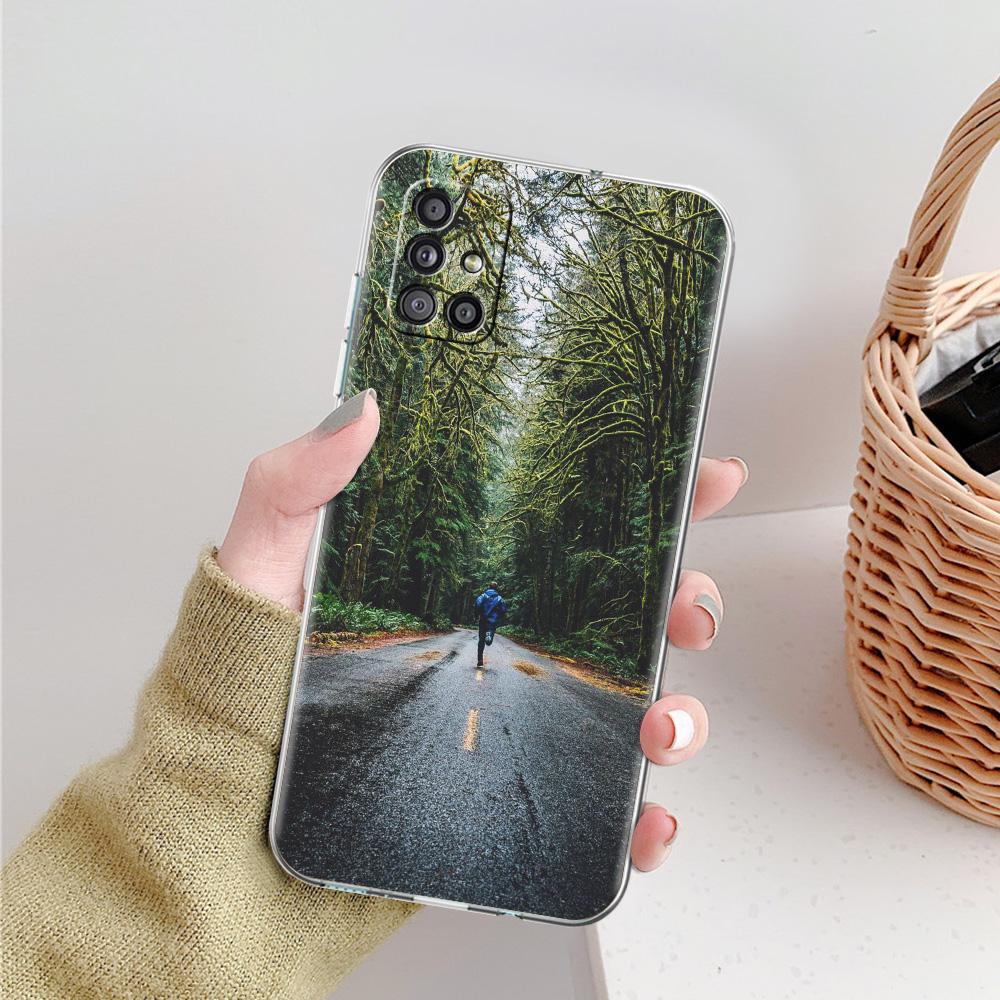 Case For Samsung A15 A13 A35 A55 A51 A71 A41 A31 A21S A03S A05 A17 A23 A25 A33 A53 A73 5G A07 4G Cover Run marathon Running