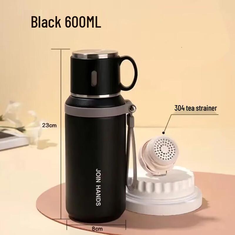 

Large Capacity Insulated Cup with Bowl Lid 600ml