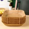 50-200 Stück Quadratisches Silikonölpapier Mini-Heißluftfritteusen-Einlage Geeignet für die meisten Heißluftfritteusen Antihaft-Heißluftfritteuse