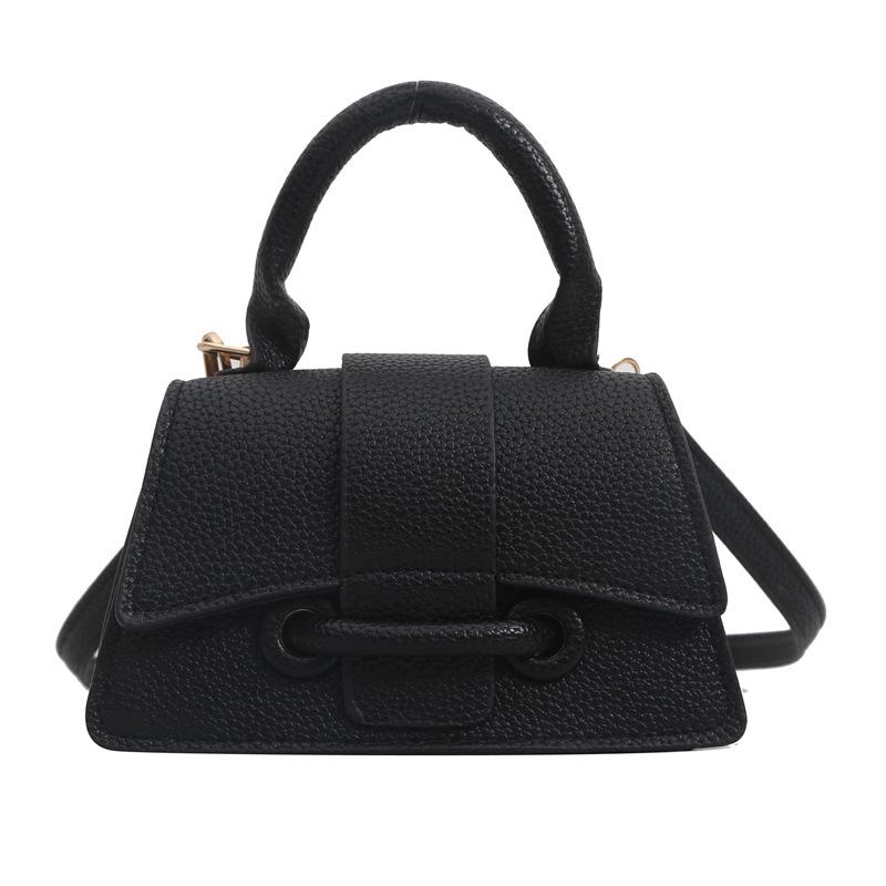 Trendy Crossbody Mini Lipstick Bag with Belt Decoration