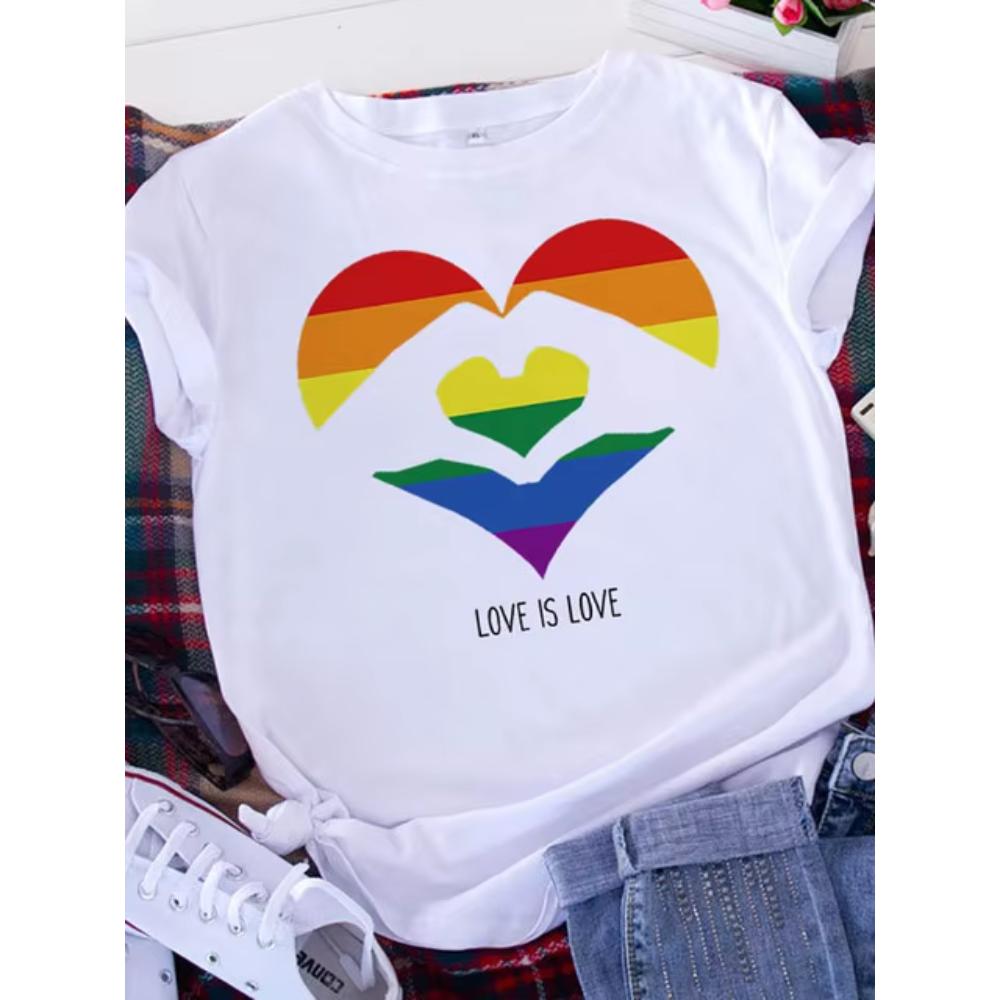 Casual Women's Cotton Printed Short Sleeve Fashion Loose T-Shirts Women’s