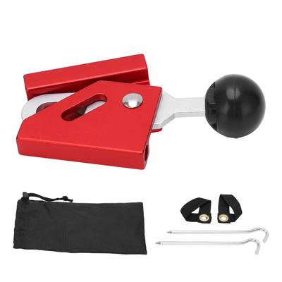 Puntale Tenda Tappo Cima Palo Tenda Singola Supporto Tenda Cappuccio con Fibbia Fissaggio Picchetto Tenda Rosso