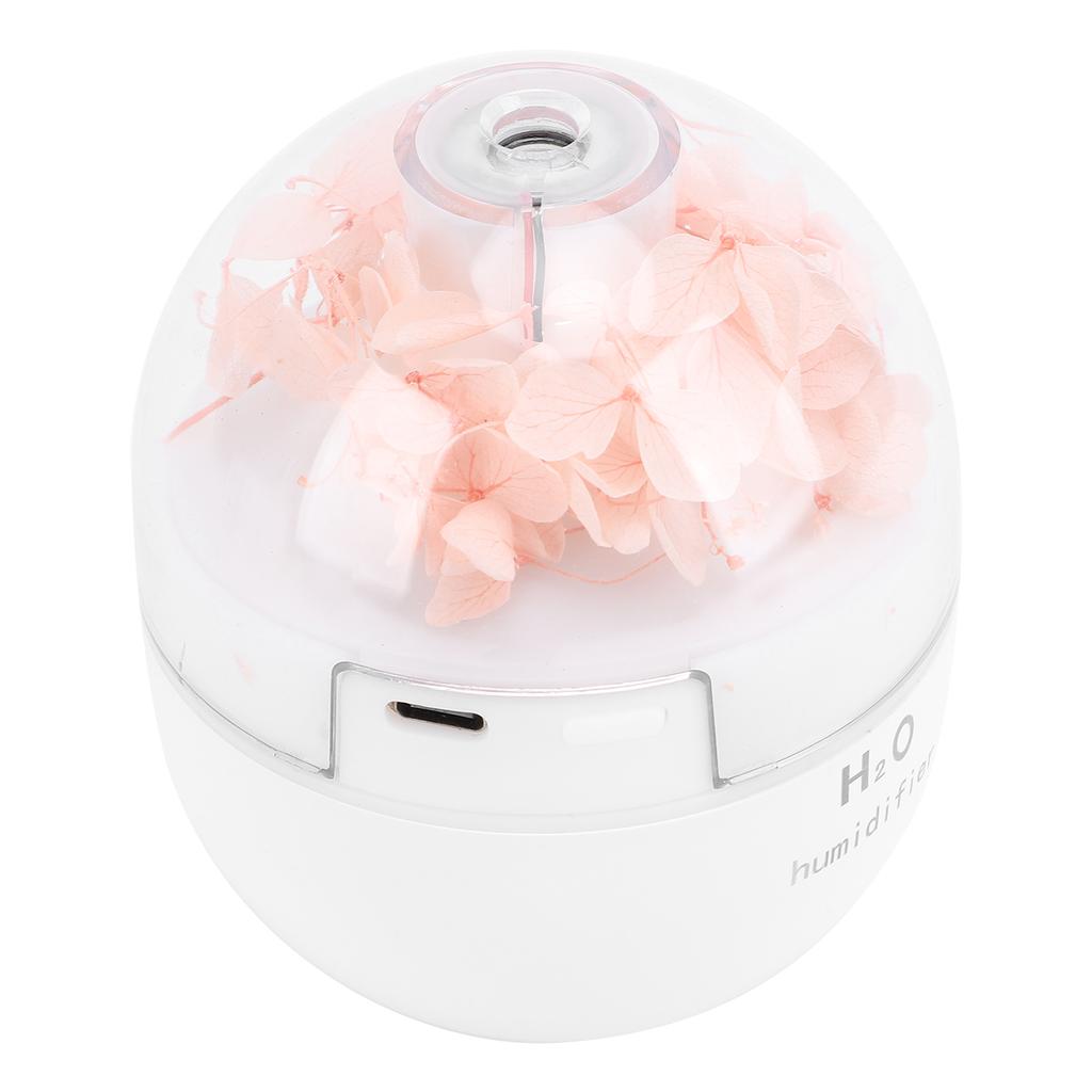 Konservierte Blume USB Luftbefeuchter mit 2 Nebelmodi 120 ml Wassertank Ätherischer Öldiffusor Nacht