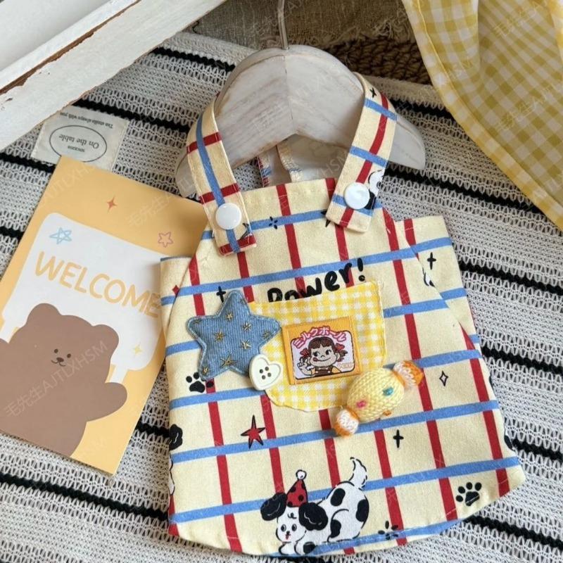 

Pet clothes spring and summer new candy strap skirt small and medium pet dog than bear teddy maltese XS chest 30 back 20 [about 2-1.5kg]
