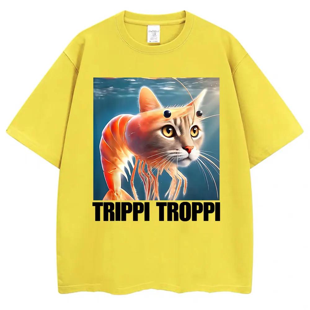 

Футболка з кумедним мемом про кота Італійський гумор про мозок Мода Жіноча Футболки з коротким рукавом Креативність 4XL