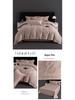 High-End 60s Long-Staple Cotton Embroidered Four-Piece Bedding Set with Duvet Cover & Bed Sheet