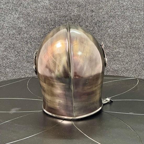 Barbuta Helmet Medieval Knight 8Gauge Mild Steel Helmet LARP, Cosplay, Display, Costume Helmet