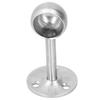 6Pcs Flanged Socket Stainless Steel Curtain Rod Brackets Wardrobe Pole Holder Hardware Fitting(22 AllPass )