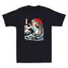 Catzilla Cat Japanese Art Funny Cat Monster Parody Graphic Vintage Men's T-Shirt