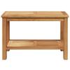 Coffee Table with Storage Brown 70 X 40 X 45 Cm Solid Teak Wood
