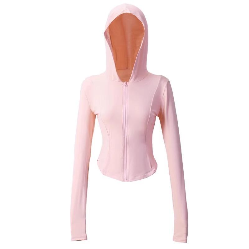 Slim-fit sunscreen clothes women's 1011 summer new UV-proof breathable yoga clothes sports blouse sunscreen clothes jacket