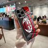 Custodia per Telefono AC M-Milan-S Per IPhone 17 Pro Max 15 Pro 16 14 Plus 12 13 Mini 11 Pro Copertura in Vetro Galvanizzato Antiurto