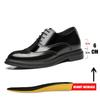 Plateau High Heel 6/8 CM Höhenzunahme Lässige Herren Brogue Echte Lederschuhe Herren Oxford Kleiderschuhe Elevator Formelle Schuhe