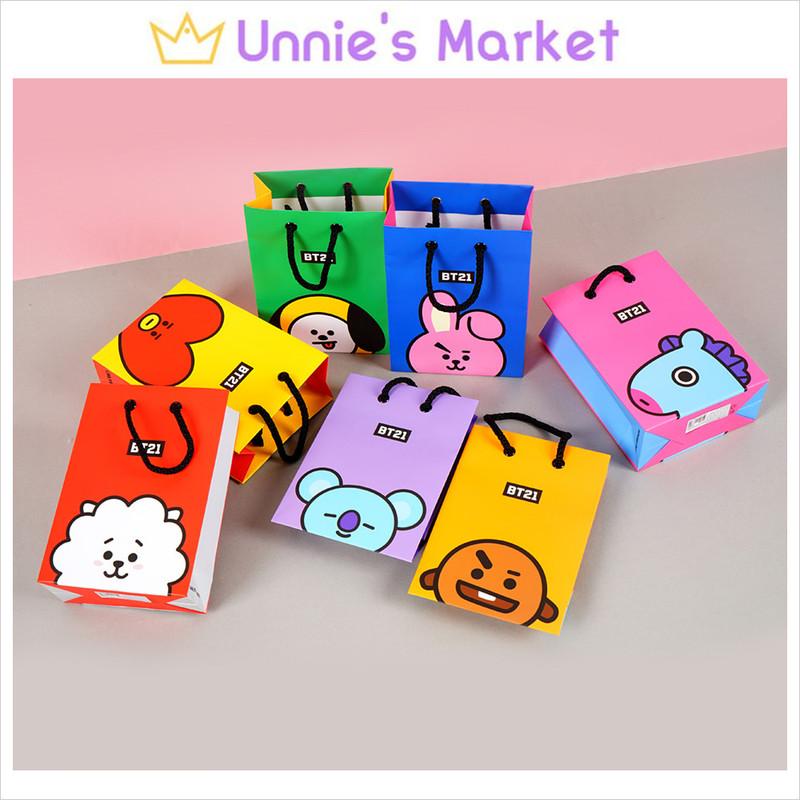 

Сумка для покупок BT21(S размер) + Бесплатный подарок