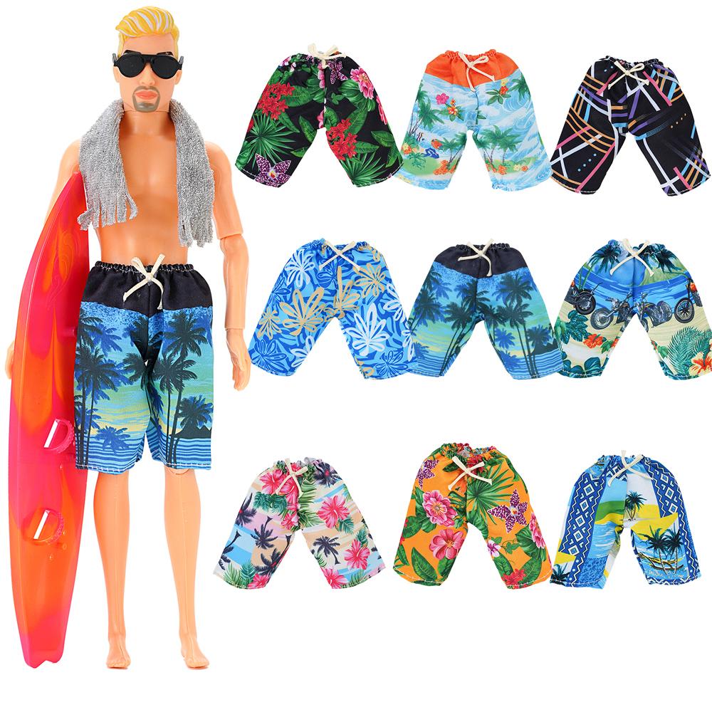 Set NK1 30CM Pantaloncini da Bambola Principe Outfit Casual Costumi da Bagno da Spiaggia Per Bambole Uomo da 12 pollici Abbigliamento Accessori Giocattolo Regalo JJ