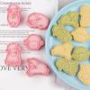 8 Pieces Cookie Cutters Sheep Shaped Biscuit Mold Kitchen Tools Food Grade Plastic Material Baking Supplies for Children