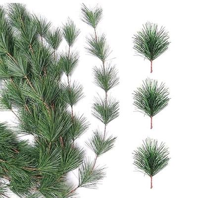 5/10Pcs Artificial Pine Needle 11CM Branch Green Plant Pine Needle for DIY Christmas Thanksgiving Wedding Home Garden Decoration