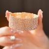 Exquisite Diamond-Inlaid Multi-Layer Elastic Bracelet: Elegant, Fashionable Hand Jewelry