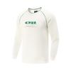 Li Ning Table Tennis Series Letter Round Neck Breathable Versatile Long Sleeve T-Shirt Unisex Tops Off-White AWDV773-2