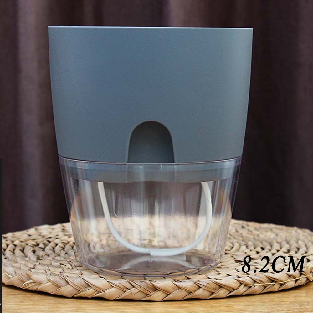 

Украшение Автополив Зеленый Укроп Садовые Принадлежности Домашний Декор Кашпо Цветочные Горшки Горшок для Растений 8X11CM grey