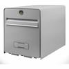 Burg-Wächter Favor Mailbox Galvanized Steel 2 Doors Grey