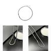 Stainless Steel Geometric Necklace For Men With Green Bamboo Beads Handmade Vintage Style