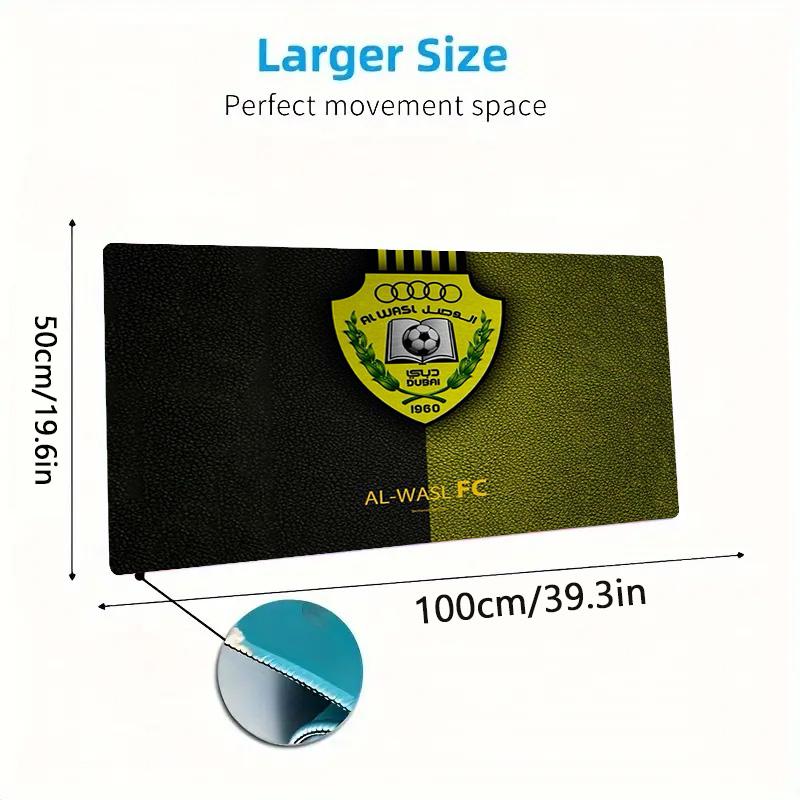 Al-Wasl F.C Color Mouse Pad Large Gaming Table Cushion Non-slip Laptop Tablet Big Mousepad XXL Mat Mini PC Playmat With Lock edge