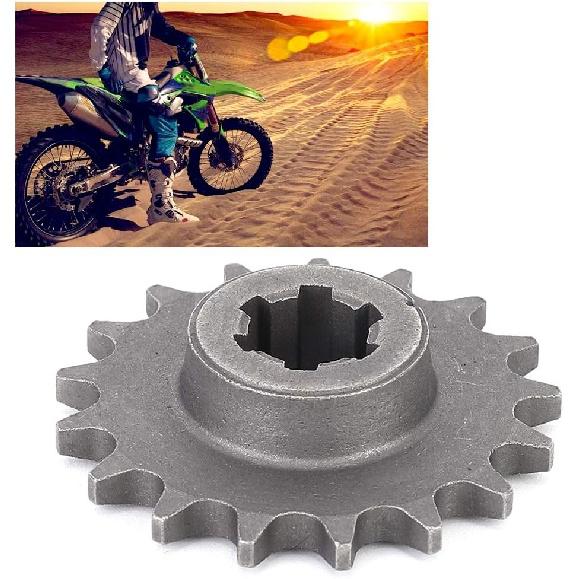 for t8f front sprocket Sprocket, Metal Sprocket Fits for 2 Stroke ATV Quad Dirt Pocket Mini Motorcycle(17 Teeth)