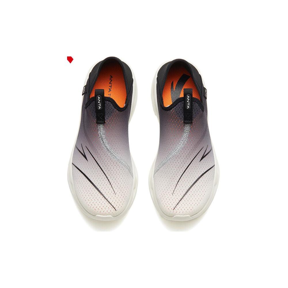 Anta Soft Sole Quick Dry Fitness Breathable Lightweight Low Top Casual Shoes Women Shoes Black White 922327775-3