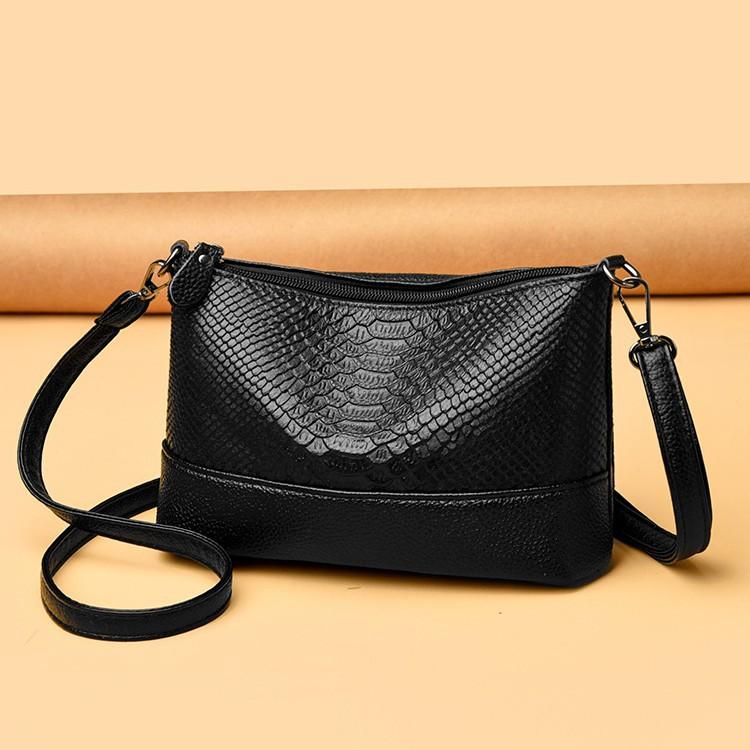 Bag women's new Korean version of versatile handbag temperament Muse PU leather small bag large capacity shoulder messenger bag