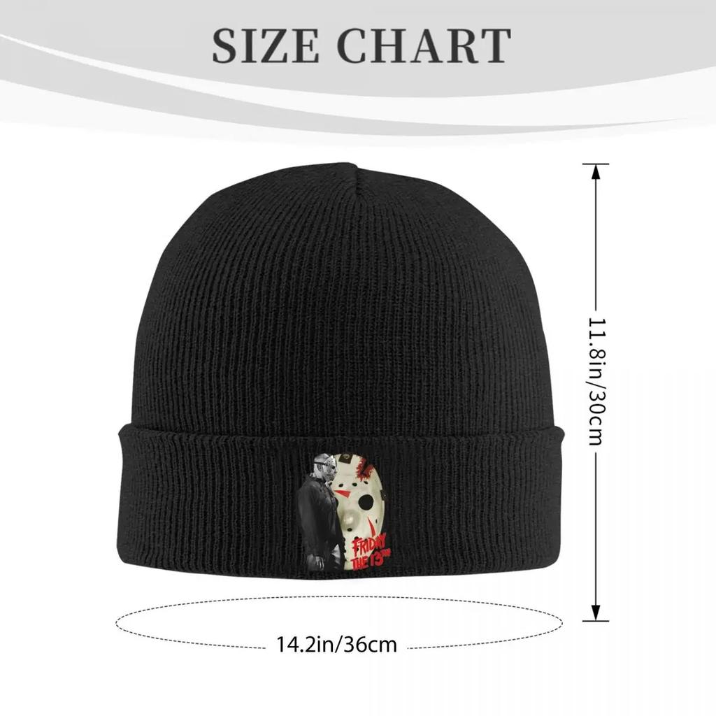 Voorhees F13 Michael Myers Hats Autumn Winter Beanie Warm Halloween Horror Movie Caps Unisex Bonnet
