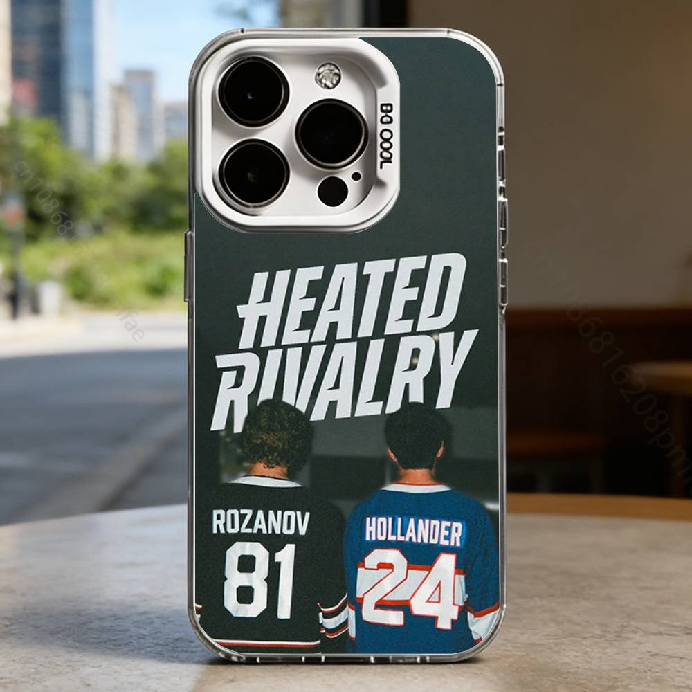 H-Heated R-Rivalry White Shockproof Phone Case For iPhone 17,16,15,14,13,12,11,Pro,XS,Max,Plus,Mini,SE