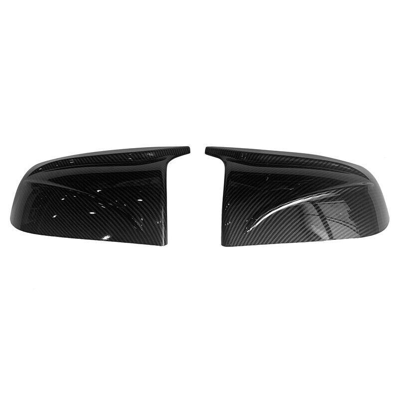 Tesla Model 3 (2017-2020) Horn and Rearview Mirror Cover In Glossy Black.